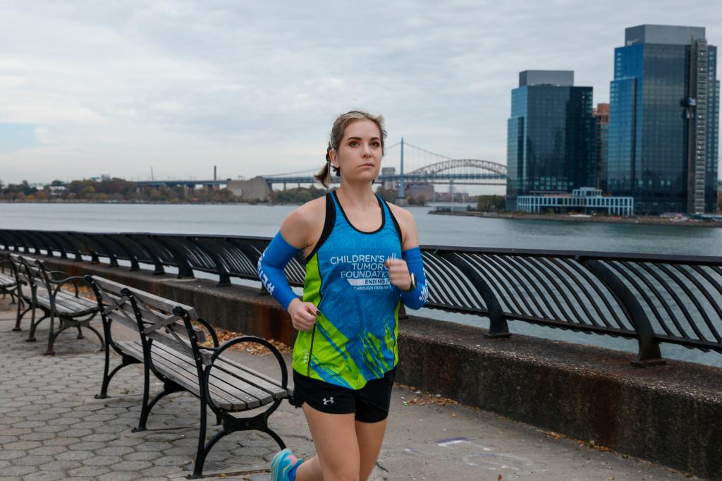 The NYC marathon runner recently had major brain surgery