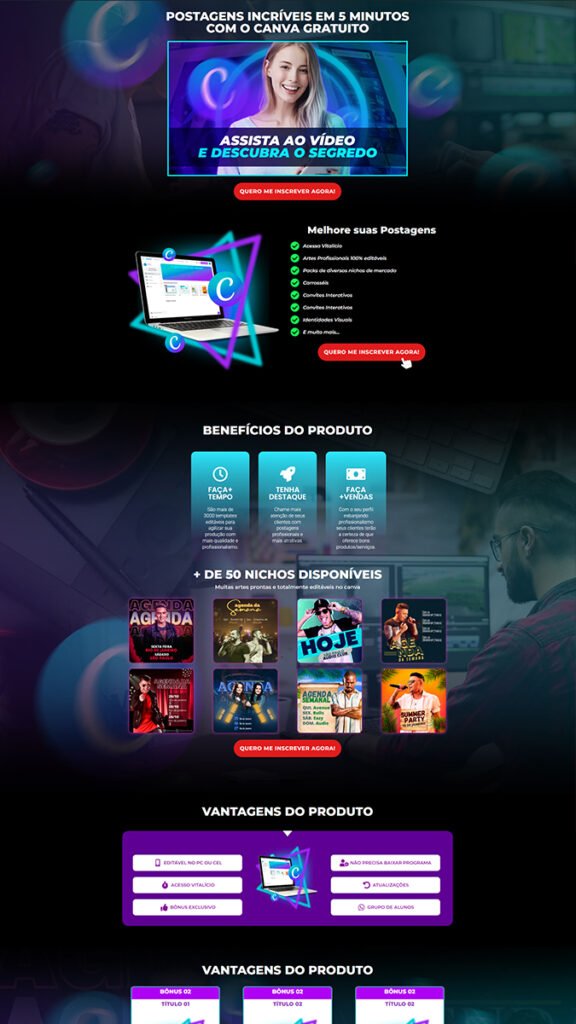 Modelo Canva By Páginas Milionárias